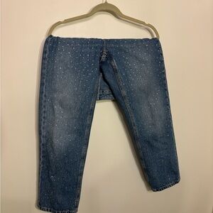 ADORABLE JUSTINA DYNAMITE DENIM- RHINESTONES
